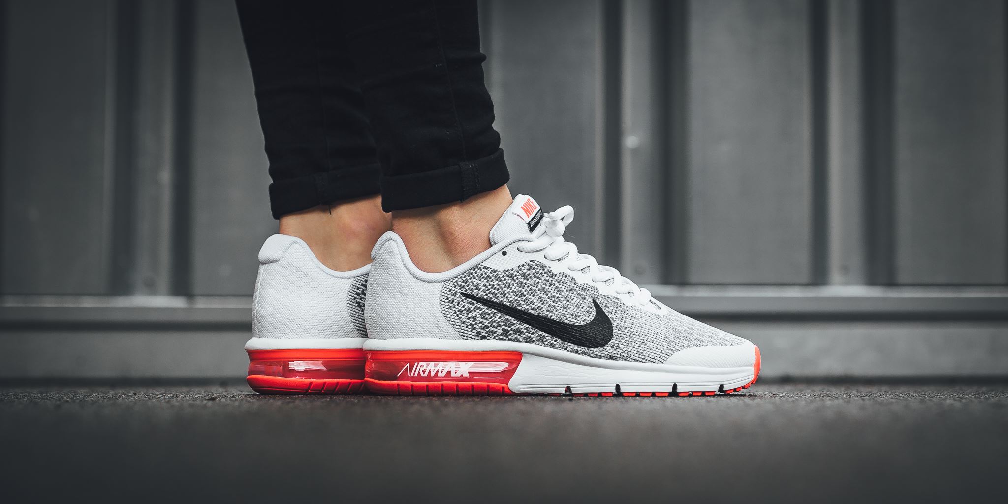 air max sequent blanche et rose